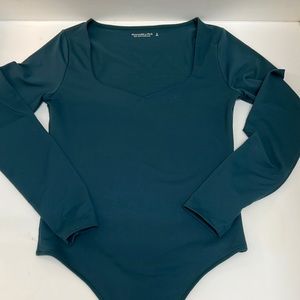 Abercrombie & Fitch Teal Bodysuit Size Small
